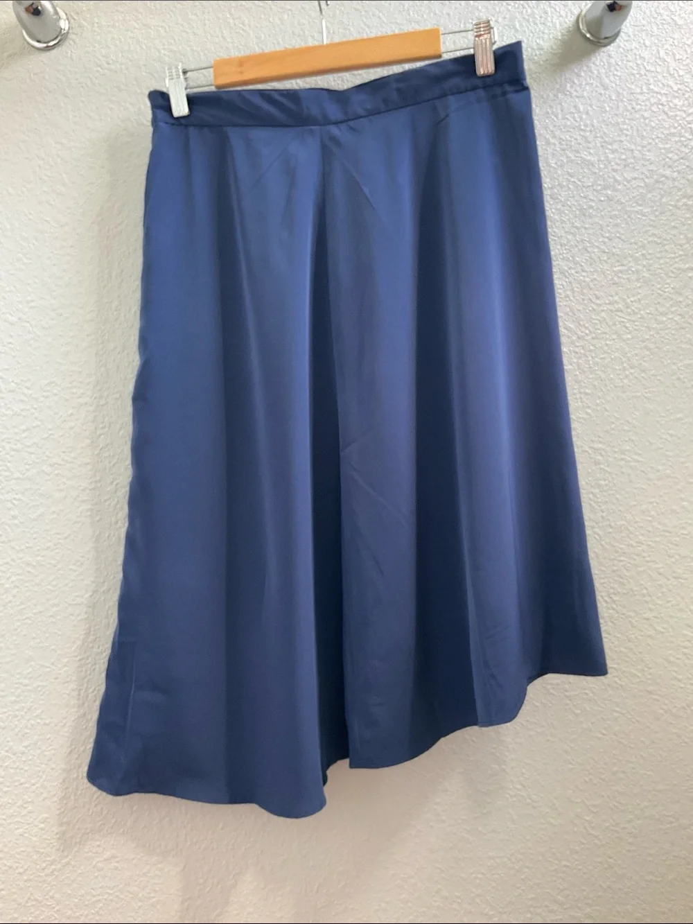 GAP Midnight Blue A-Line asymmetric Midi Skirt